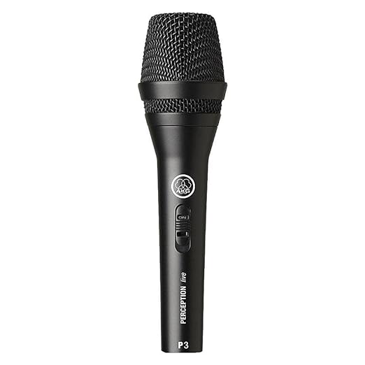 AKG P3 S - High-Performance Dynamic Microphone with on/Off Switch