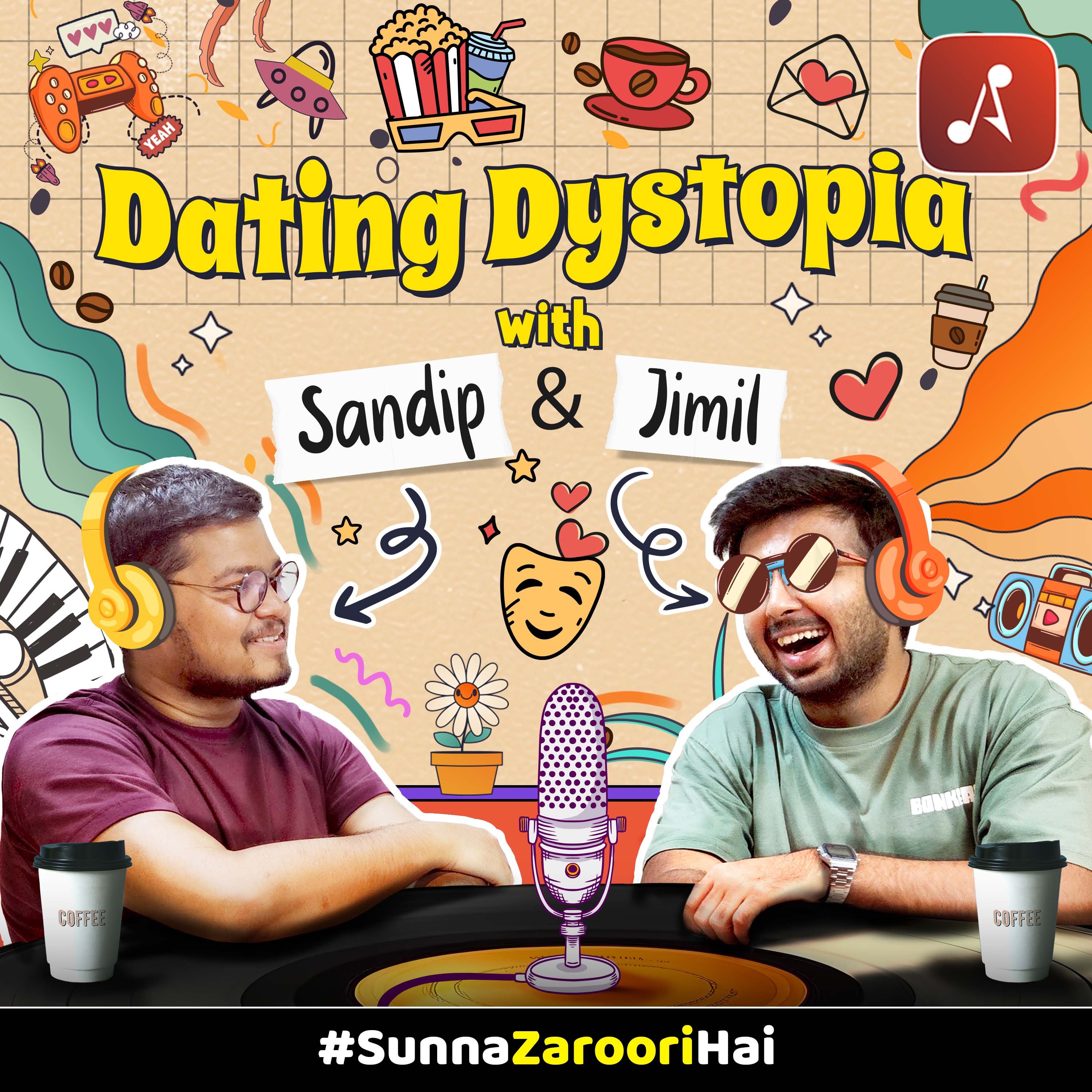 Dating Dystopia with Sandip & Jimil - Main Poster - 3000 X 3000