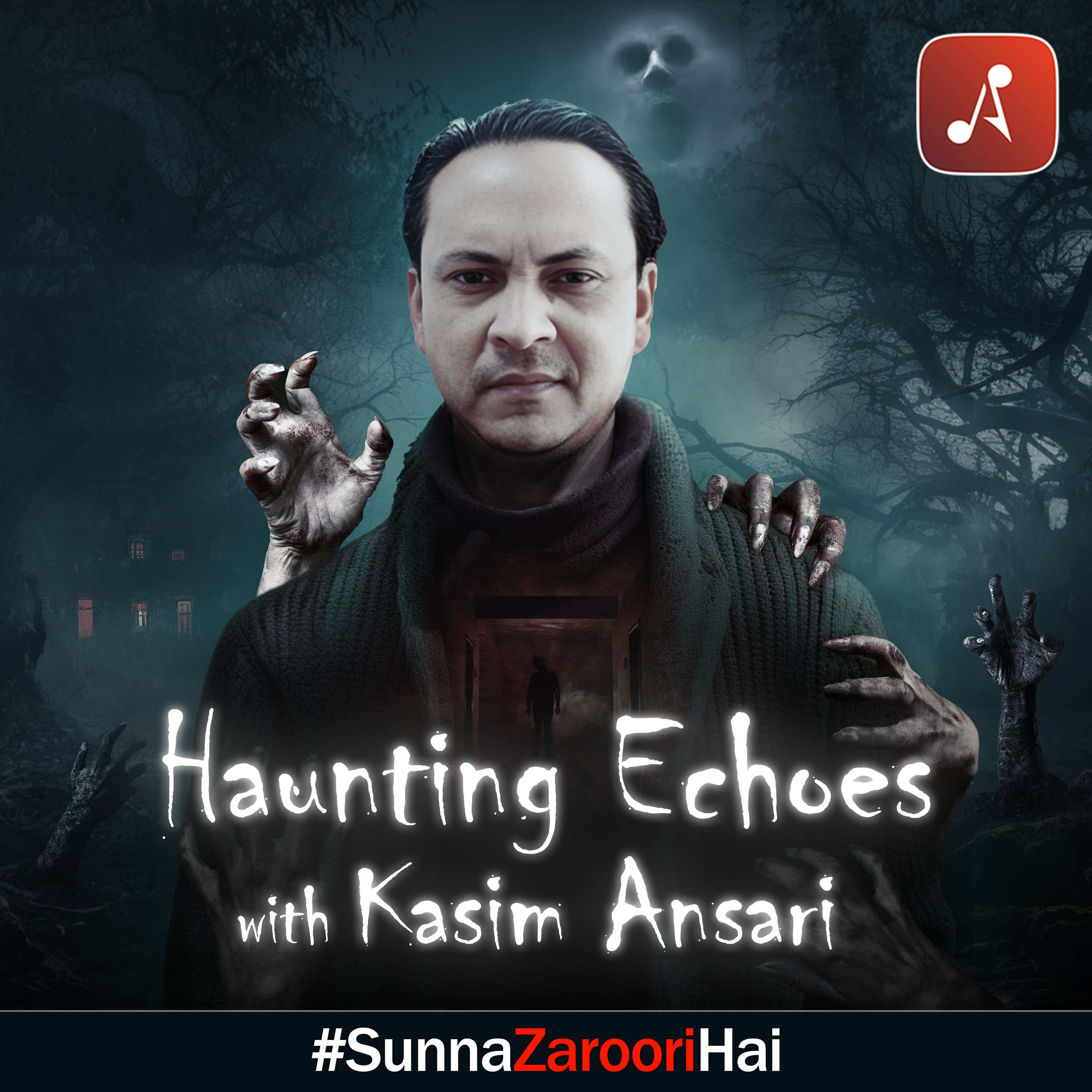 Haunting Echoes with Kasim Ansari - Main Poster - 3000 X 3000